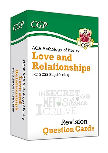 GCSE English: AQA Love & Relationships Poetry Anthology - Revision Question Cards (CGP GCSE English Literature Cards)